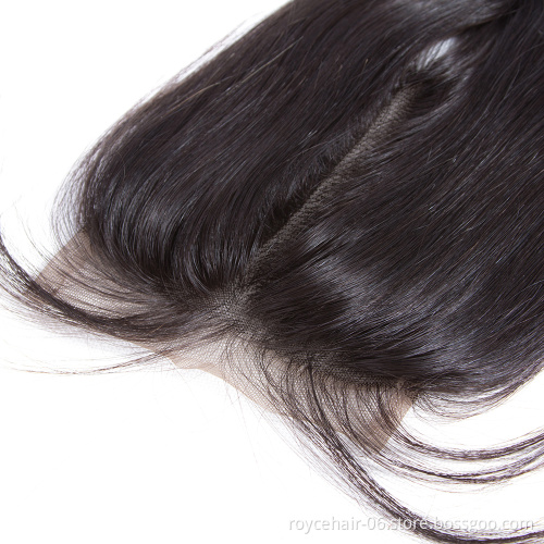Royce Virgin Cuticle Aligned Hair Unprocessed Raw Brazilian Hair Bundles with Lace Closure Body wave